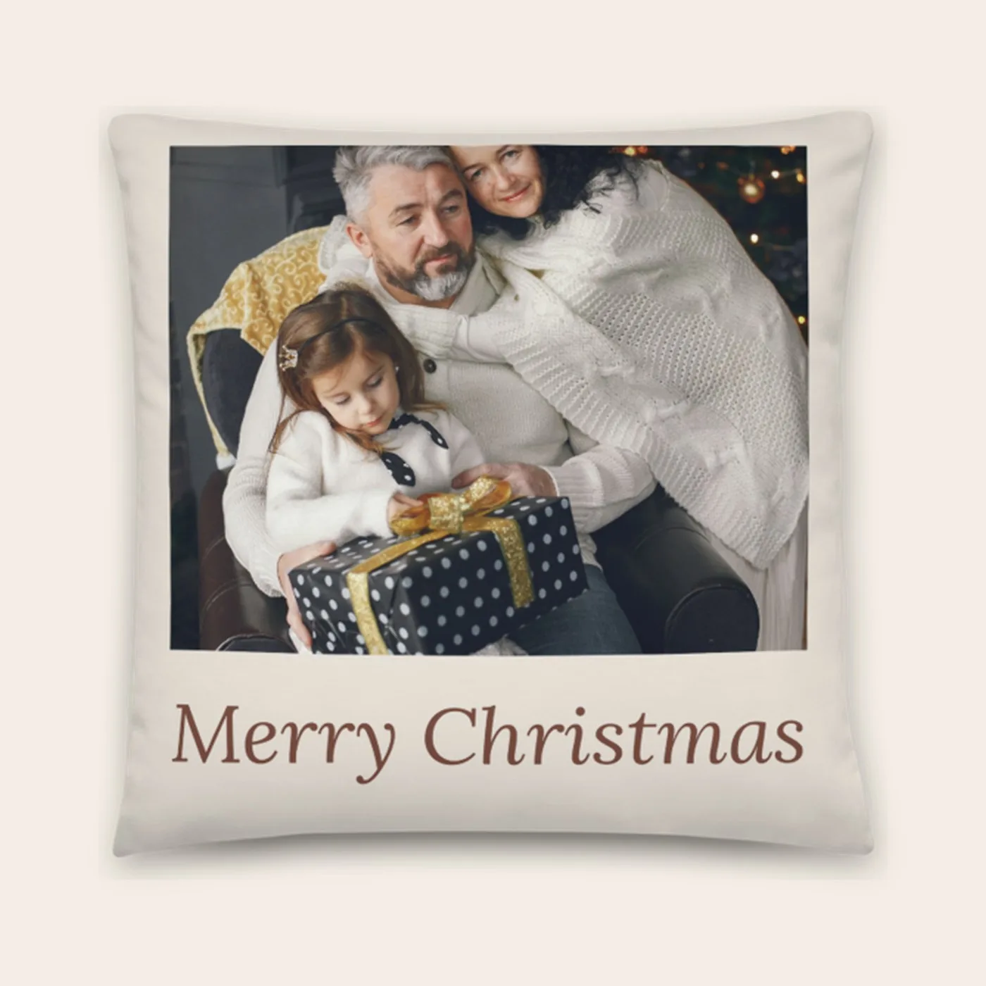 Coussin photo personnalisé