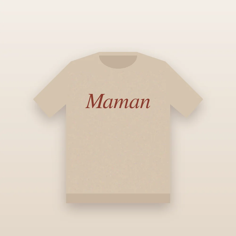 Sweat brodé « Maman » & prénoms
